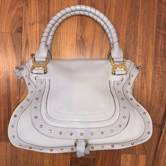 Chloe Marice Bag Grained Leather with Stud Accents - RARE EXCLUSIVE!! - Picture 1 of 14